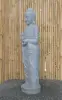  Product image 2 of the product “Standing Buddha made of Riverstone in Dharmachakra position - gesture of wheel of the teaching of Dharma. About 151cm height ”